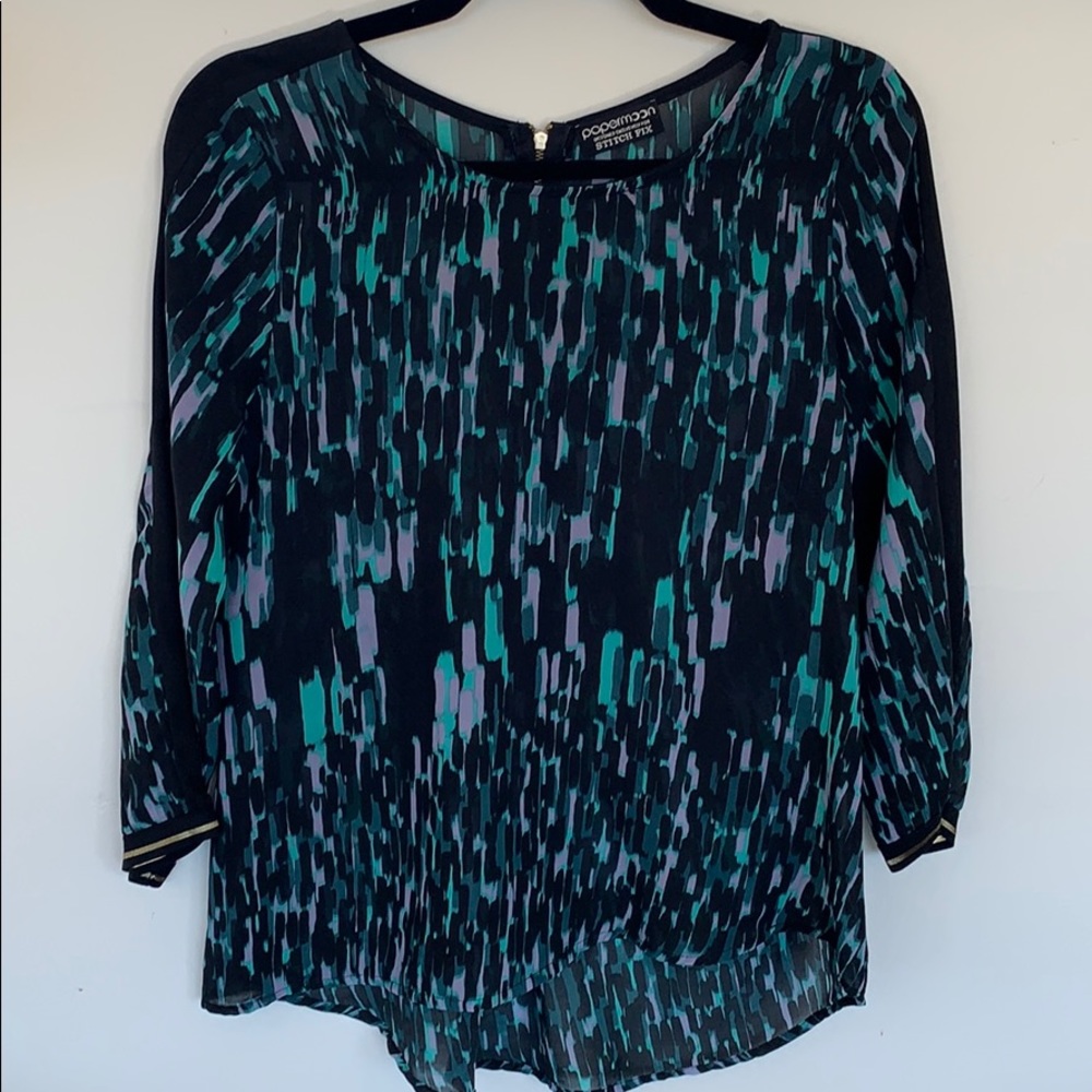 Papermoon Fisher Scoop Neck Blouse